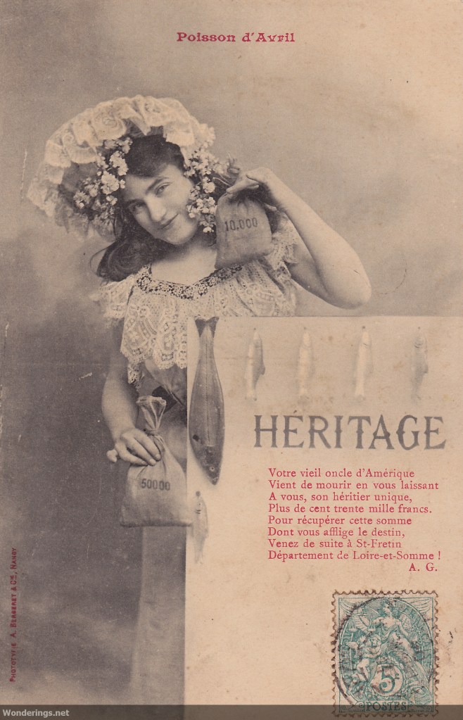 Poisson d'Avril #11-post 1904 (w)