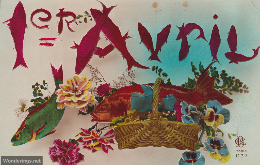 Poisson d'Avril #4-post 1904 (w)