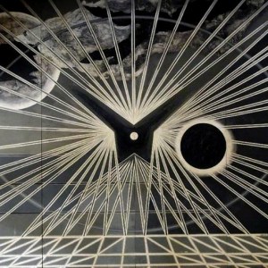 Sound Eclipse (Edward Bawden, Black and White Universe, 1963 - Version 2)