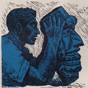 Thoughtland (Zalce The Mask of the Sombrerón, illustration for El Sombrerón, 1946)